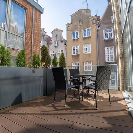 Viu Apartament Z Tarasem W Sercu Gdanska Esterno foto