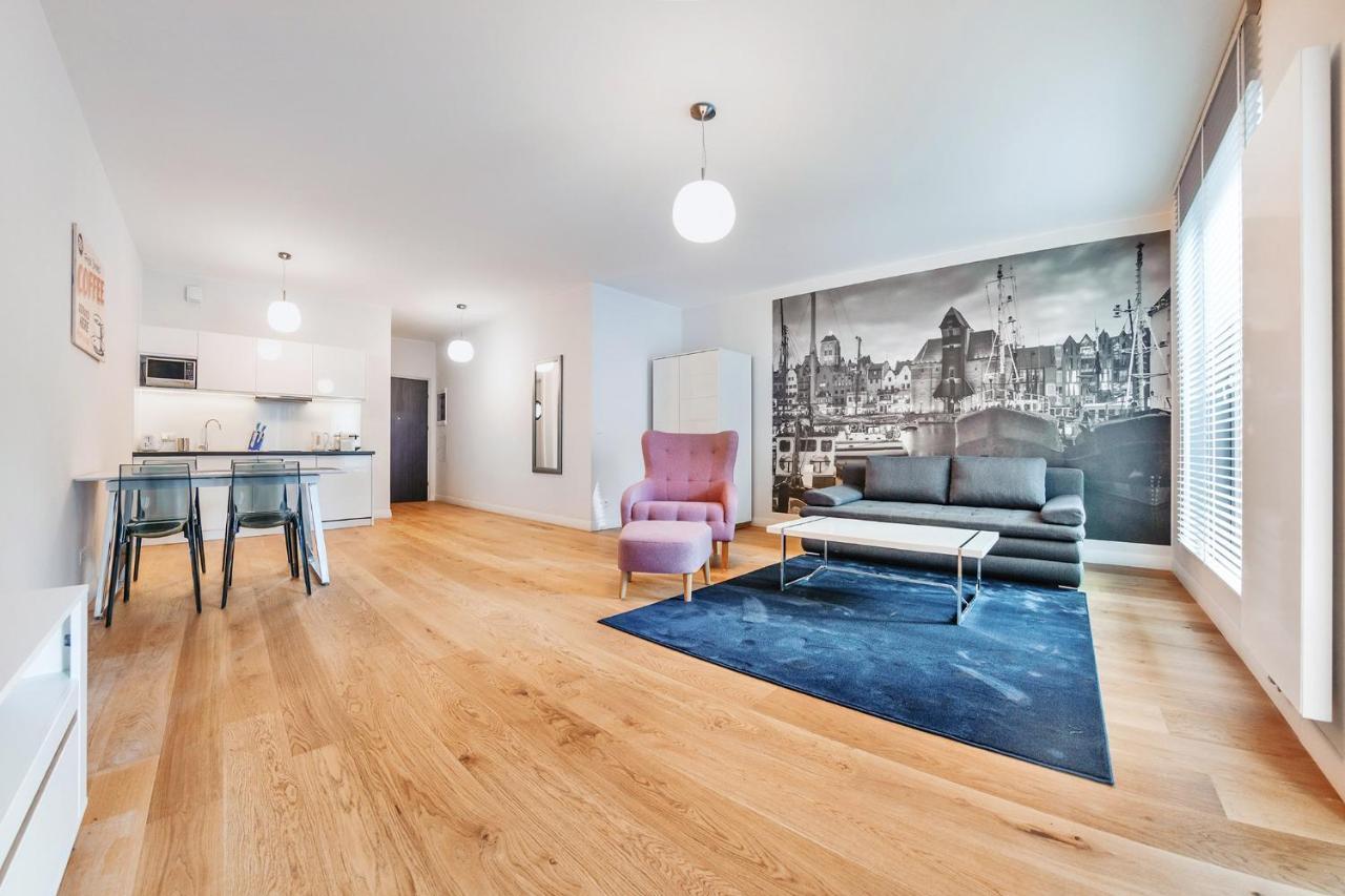 Viu Apartament Z Tarasem W Sercu Gdanska Esterno foto