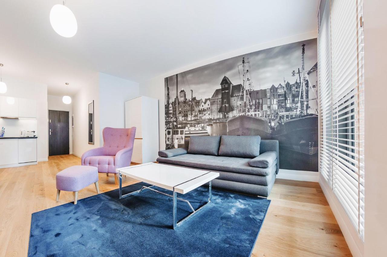 Viu Apartament Z Tarasem W Sercu Gdanska Esterno foto