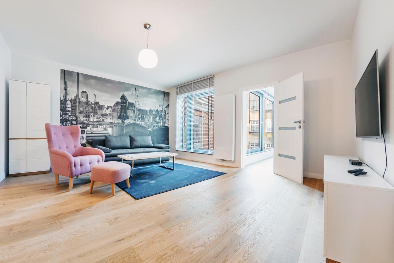 Viu Apartament Z Tarasem W Sercu Gdanska Esterno foto
