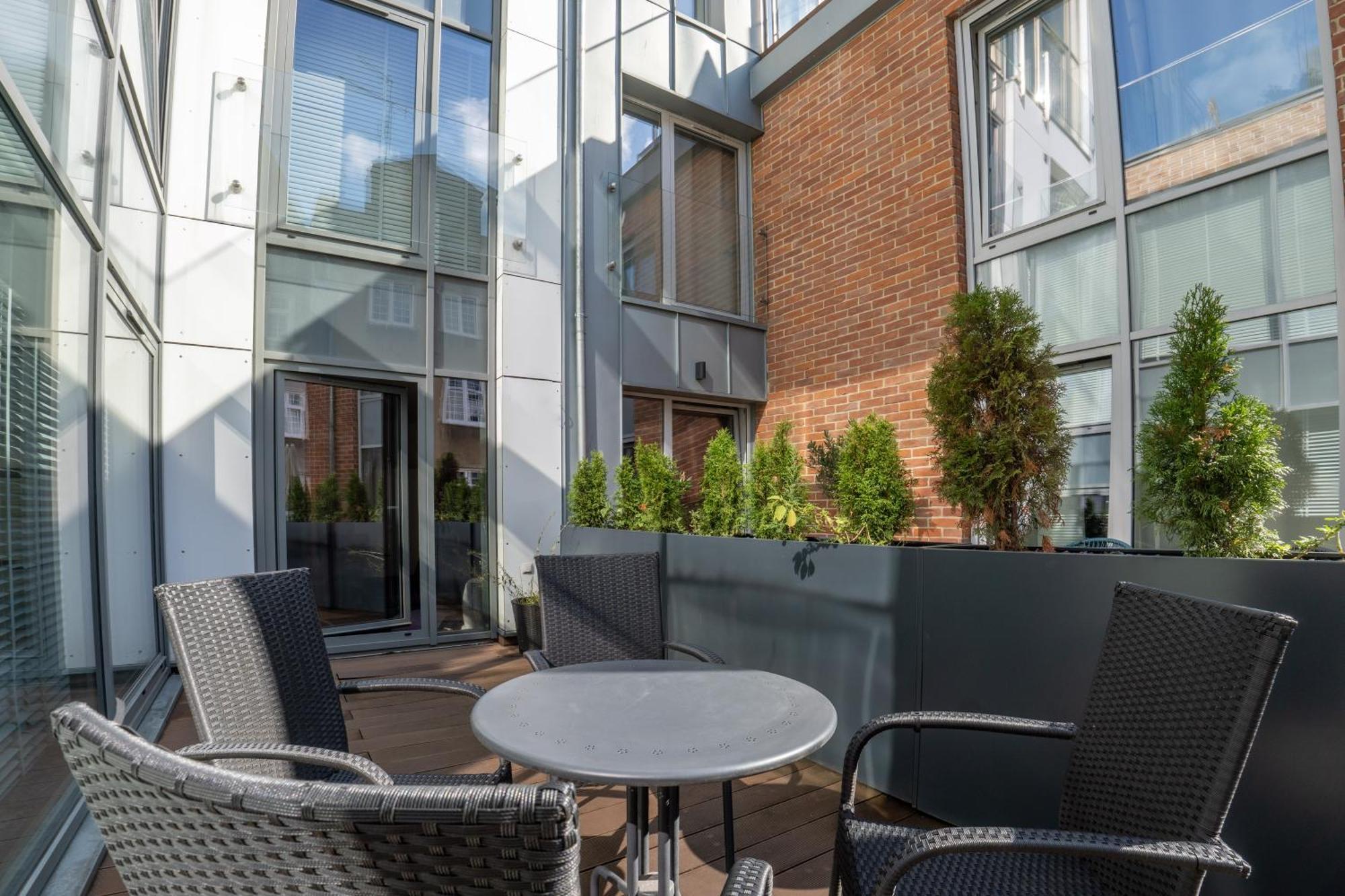 Viu Apartament Z Tarasem W Sercu Gdanska Esterno foto